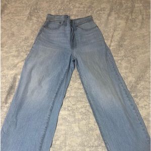 Madewell the perfect vintage wide leg crop womens jeans size 26